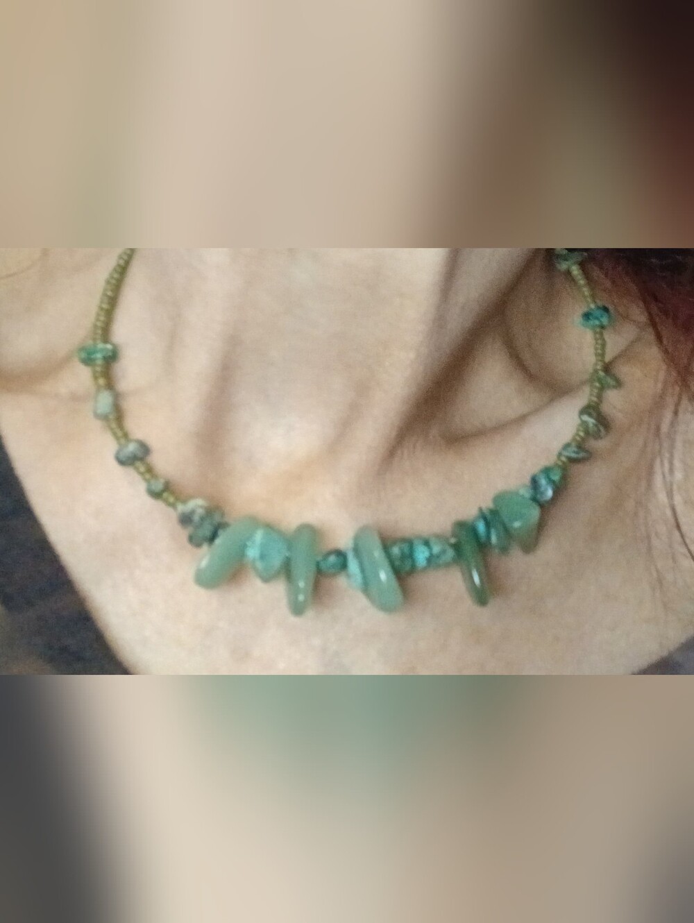 Hand Crafted Green Adventurine Necklace